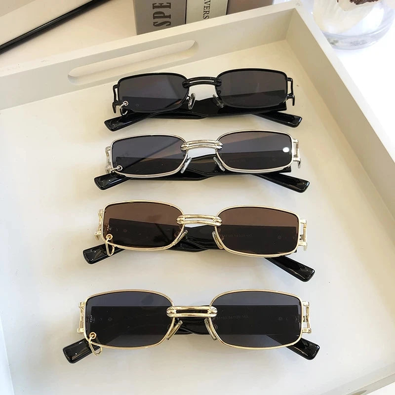 Brand designer shops sunglasses